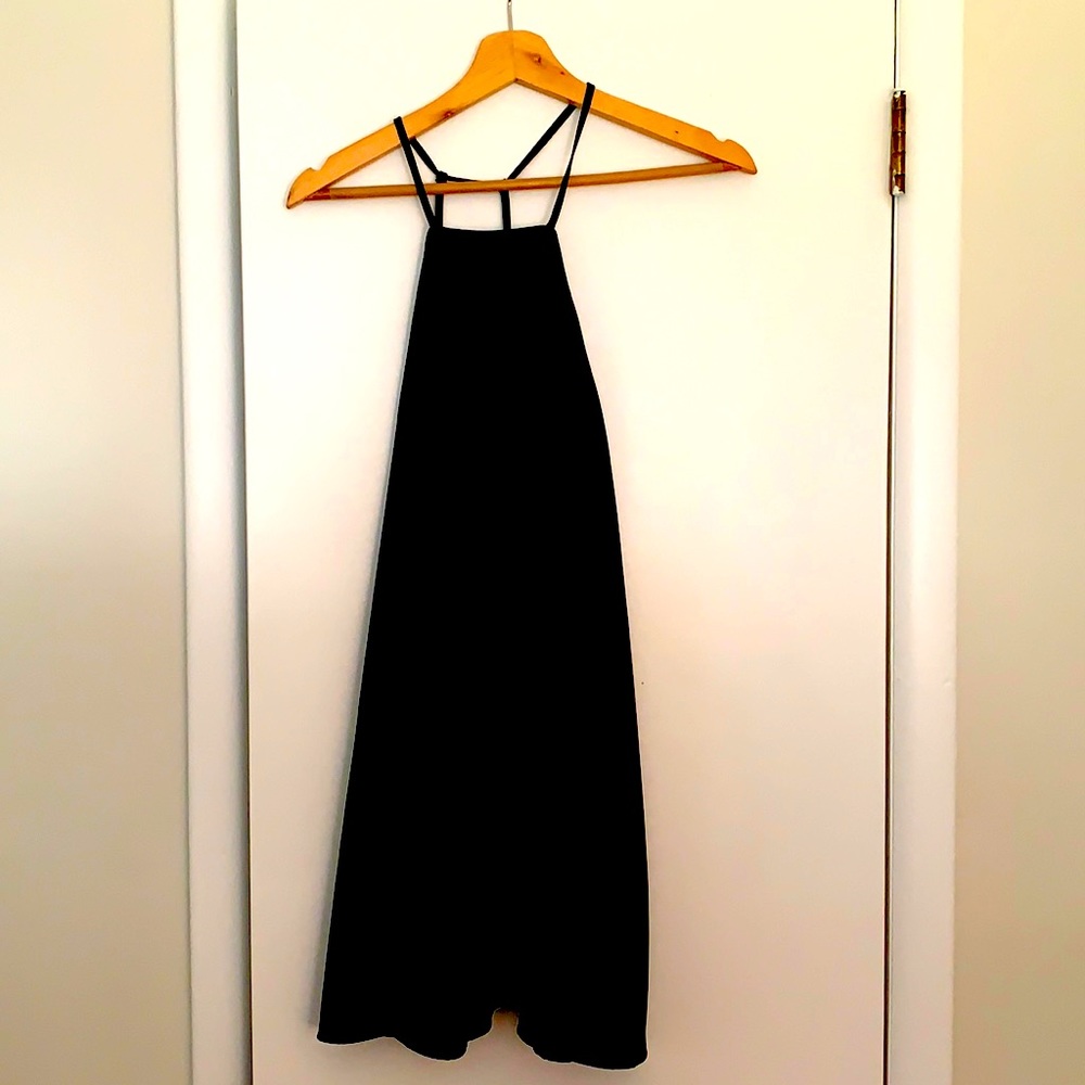 Tobi black swing dress